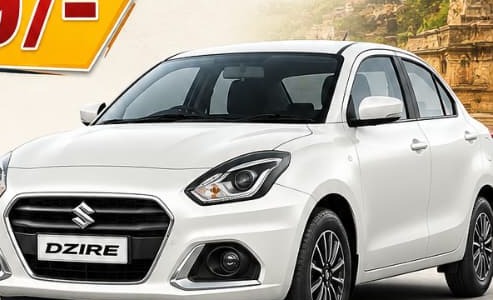 Swift Dzire / Etios — Comfortable Sedan available with Royal Cabs Chittorgarh